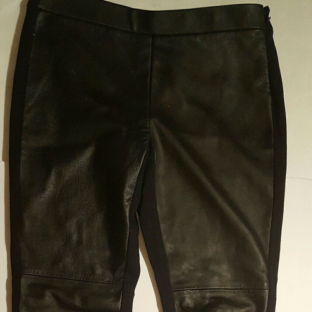 Worth leather/knit legging/pant sz 2